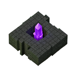 Obscurité de la Grotte (Voxel) — sprite pixel art 256×256