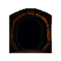 Cave Dark - 256x256 pixel art sprite