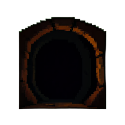 Escuridão da Caverna — sprite pixel art 256×256