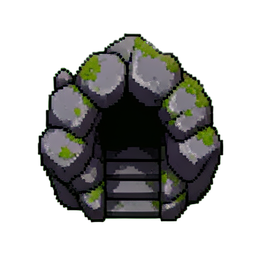 Cave Entrance (16-Bit) — رسم بكسل 256×256