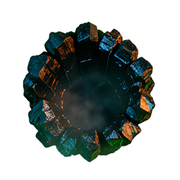 Cave Entrance (Cinematic) - 256x256 pixel art sprite