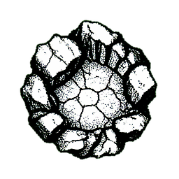 Cave Floor (1-Bit) - 256x256 pixel art sprite