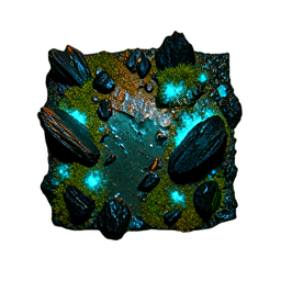 Cave Floor (Cinematic) - 256x256 pixel art sprite