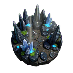 Cave Floor (HD-2D) - 256x256 pixel art sprite