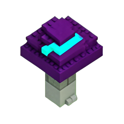 Cave Mushroom (Voxel) - 256x256 pixel art sprite