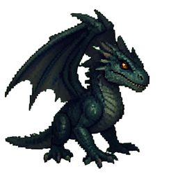 Lagarto Basilisco Celestial — sprite pixel art 256×256
