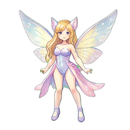Hada celestial — sprite pixel art 256×256