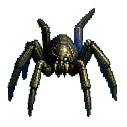 Montura de araña gigante celestial — sprite pixel art 256×256