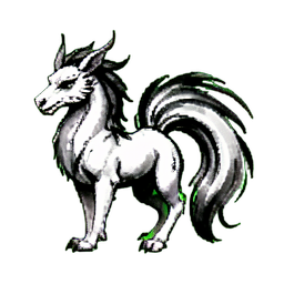 Grifo celestial — sprite pixel art 256×256