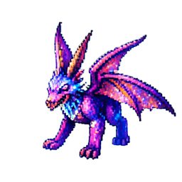 Familiar Demonio Celestial — sprite pixel art 256×256