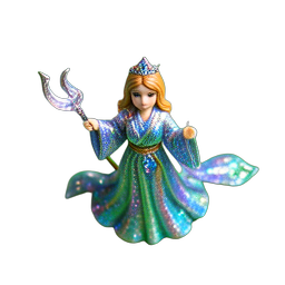 Celestial Priestess (HD-2D) - 256x256 pixel art sprite