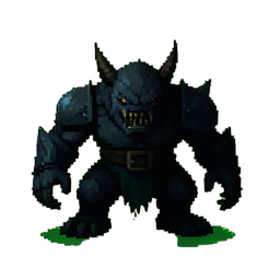 Guardião da corrente — sprite pixel art 256×256