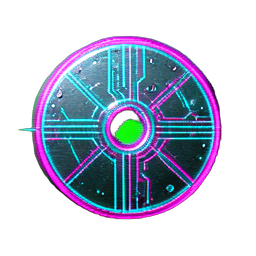 Chakram (Cyberpunk) — sprite pixel art 256×256