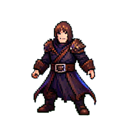 Chaos-Magier — 256×256 Pixel-Art-Sprite