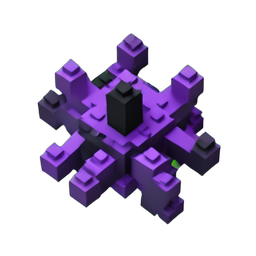 Chaos Spawn (Voxel) - 256x256 pixel art sprite