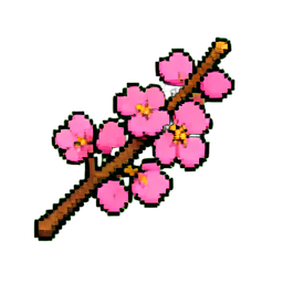 Cherry Blossom (16-Bit) - 256x256 pixel art sprite