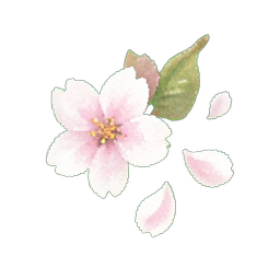 Kirschblütenblätter — 256×256 Pixel-Art-Sprite