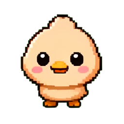 병아리 부화 — 256×256 픽셀 아트 스프라이트