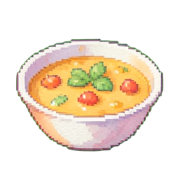 チキンティッカカレー — 256×256 ピクセルアートスプライト