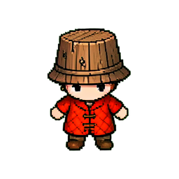Child Hero (16-Bit) - 256x256 pixel art sprite