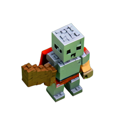 Child Hero (Voxel) - 256x256 pixel art sprite