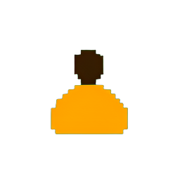 Chinese Monk (Low-Res) — sprite pixel art 256×256