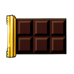 Chocolate Bar (16-Bit) - 256x256 pixel art sprite