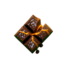 Barre de chocolat (HD-2D) — sprite pixel art 256×256