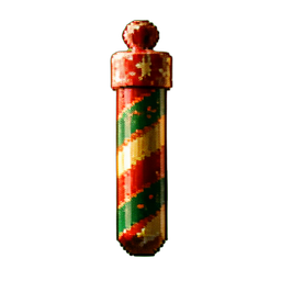 クリスマスクッキー紙 — 256×256 ピクセルアートスプライト