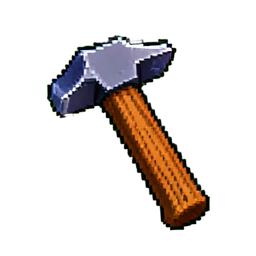 Martelo — sprite pixel art 256×256