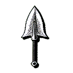 Claymore (1-Bit) — 256×256 Pixel-Art-Sprite