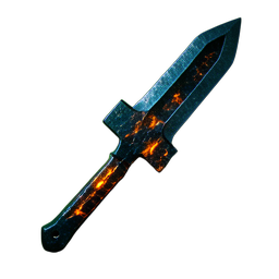 Claymore (Cinemático) — sprite pixel art 256×256