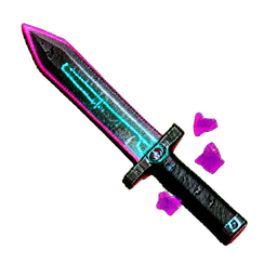 Claymore (Cyberpunk) — 256×256 Pixel-Art-Sprite