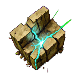 Cliff Face (Atmospheric) - 256x256 pixel art sprite