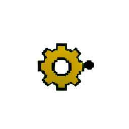 Clockwork Engineer (Low-Res) - 256x256 pixel art sprite
