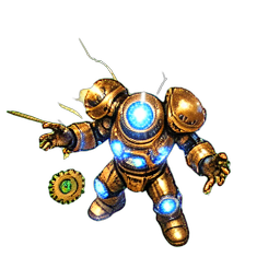 Clockwork Engineer (VFX) - 256x256 pixel art sprite