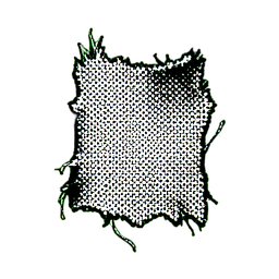 Cloth Piece (1-Bit) - 256x256 pixel art sprite