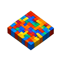 Stoffstück (Voxel) — 256×256 Pixel-Art-Sprite