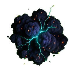Wolkennacht (Cinematisch) — 256×256 Pixel-Art-Sprite