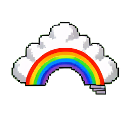Arco de Nubes (16-Bit) — sprite pixel art 256×256