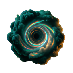 Cloud Rainbow (Cinematic) - 256x256 pixel art sprite