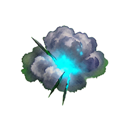 云实体 (大气) — 256×256 像素游戏素材