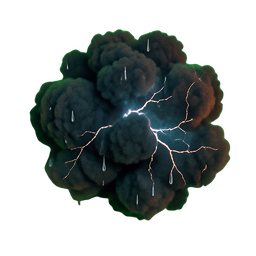 Cloud Solid (Cinematic) - 256x256 pixel art sprite