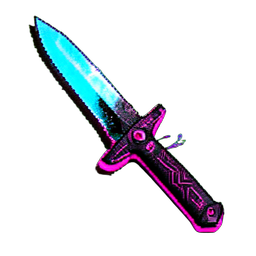 Cloud Thin (Cyberpunk) - 256x256 pixel art sprite