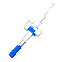 Cloud Thin (Voxel) - 256x256 pixel art sprite