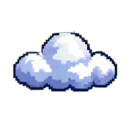 Nube Delgada — sprite pixel art 256×256