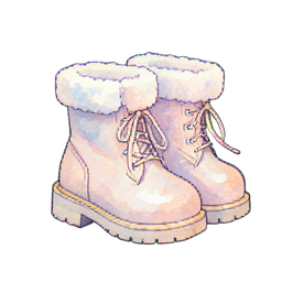 Bottes de Marche Nuageuse (Cinématique) — sprite pixel art 256×256