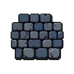 Cobblestone (16-Bit) - 256x256 pixel art sprite