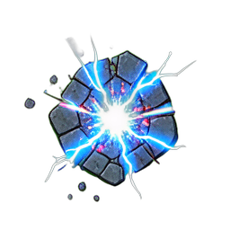 Pavés fissurés (VFX) — sprite pixel art 256×256