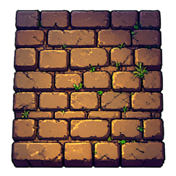 Kopfsteinpflaster — 256×256 Pixel-Art-Sprite